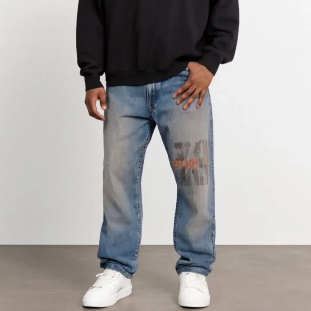 VTG Phat Farm Baggy Jeans Mens Size 36x32 Wide Leg Streetwear Skater Grunge